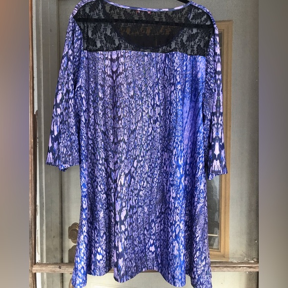 Simply Aster Womens Plus Size Tunic 4X - Picture 2 of 4